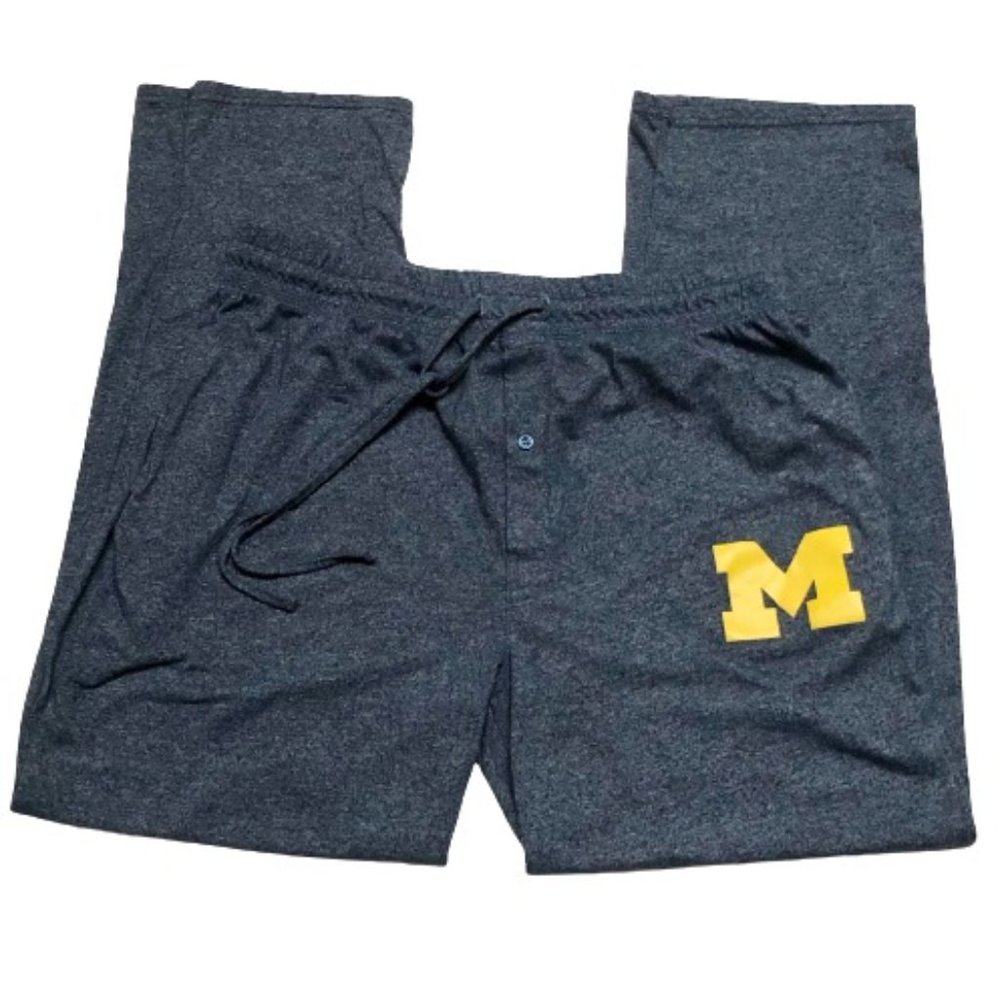 CONCEPTS SPORT Men's Michigan Sleepwear Lounge Pants Navy Blue XL